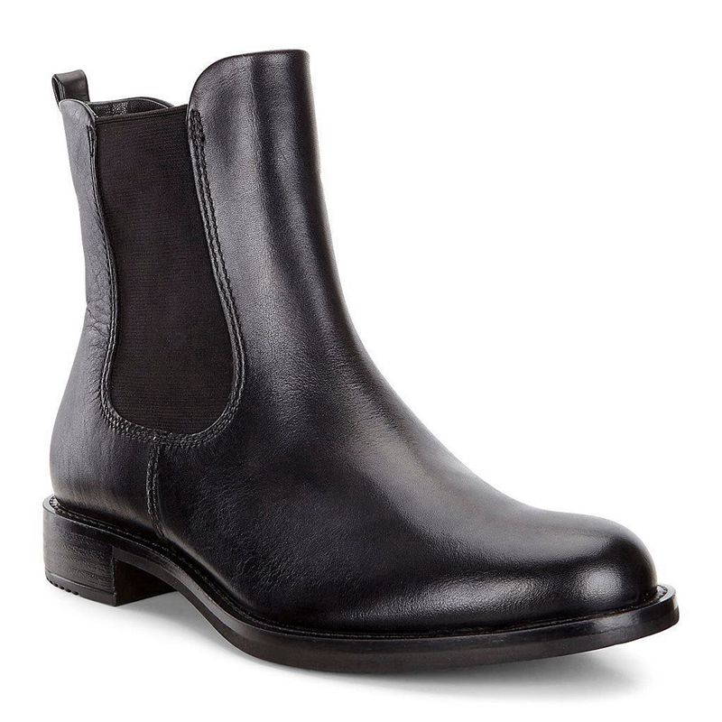 Women Boots Ecco Sartorelle 25 - Chelsea Boots Black - India WTFLQB436